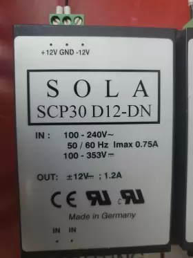 Scp30-d12-dn Sola Scp30 D12-dn Lot Of 2 Switching Power Supply 120/240v In 12vdc Out #2