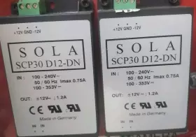 Scp30-d12-dn Sola Scp30 D12-dn Lot Of 2 Switching Power Supply 120/240v In 12vdc Out
