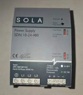 Sdn1024480 Sola Sdn 10-24-480 Power Supply
