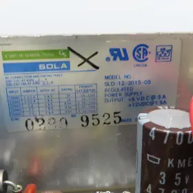 Sld-12-312-3012-05 Sola Sld-12-3012-05 Regulated Power Supply 5vdc 12vdc #2