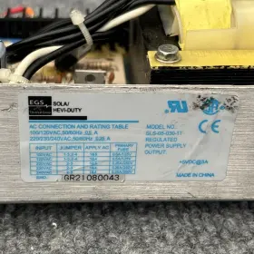 Sls-05-030-1t Sola Regulated Power Supply Used #3