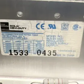 Sls-24-048t Sola Regulated Power Supply 24vdc 4.8a Used #2