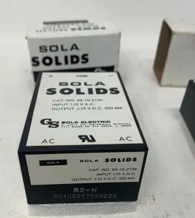 84-15-2135 Sola Solids 84-05-210 2 Power Supply 115 V.a.c #2