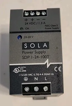 Spd1-24-100t Sola Emerson 24v 1.3a Power Supply - Free Shipping