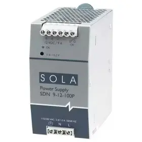 Sdn912100p Solahd Dc Power Supply 115/230v Ac 12v 108 W 9 A Din Rail