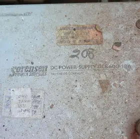 Dcr600-18a Sorensen 18a Enclosed Gray Dc Power Supply