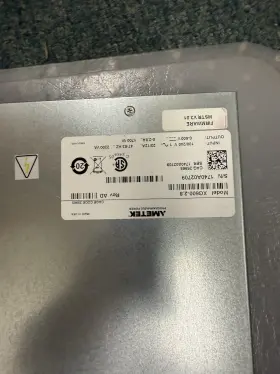 Xg600-2.6mia Sorensen Ametek Xg600-2.6 600v 2.6a 1500w Programmable Power Supply 0-600v