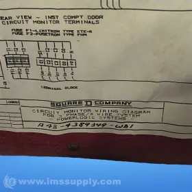 A43-4389349-wai Square D Power Logic 3090/vpm-277-c1 Voltage Module Usip #3