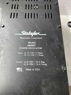 680907 Stabylex Power Regulator Supply 23 Vac 3 Phase 115vac 1 #2