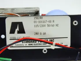 01-101167-08 Standard Power 15b24h 24 Volt 0.6 Amp Supply R #3