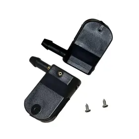 Strendier 743693225908 Universal Front Windshield Wiper Arm Washer Nozzles With Mounting Screws Jet Spr