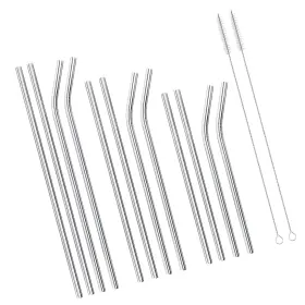 12.2ftft10.5ftft8 Strendier Okgd-0059 Set Of 12 Reusable Stainless Steel Straws 0.31ftft Wide 3 Size -