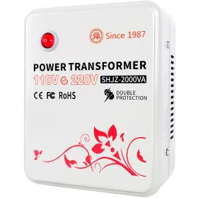 Shjz-2000va Sunshun Step Up Transformer 110v To 220v Converter 2000w Voltage Co