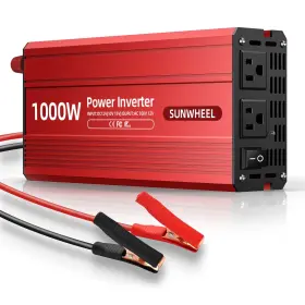 1000w Sunwheel 619165200875 Power Inverter Dc 12v To 110v Ac Car With ... Fast Ship