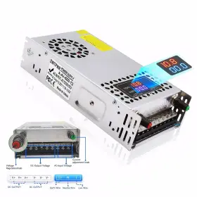 0-12v Swtpwr 540693147304 Adjustable Power Supply Dc 0-50a 600w With Led Display 12v