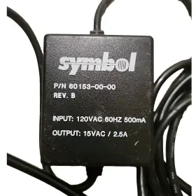 60153-00-00 Symbol Technologies / 601530000 Transformer 120 Vac 15vac 2.5a Tested #2