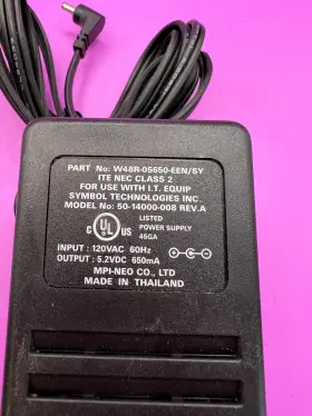 W48r-05650-een Symbol W48r-05650-een/sy Ite Nec Class 2 Model# 50-14000-008 Rev A Power Supply #2