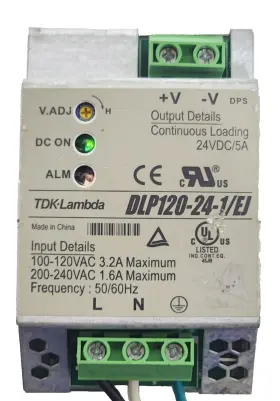 Dlp120-24-1 Tdk Dlp120-24-1/ej Tdk-lambda 24v Psu 100-240vac 24vdc Output