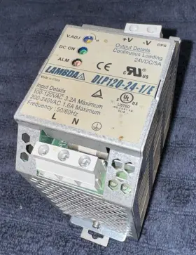 Dlp120-24-1 Tdk Lambda Dlp120-24-1/e 115/240vac 3.2/1.6a / 24vdc 5a 120w Power Supply Used