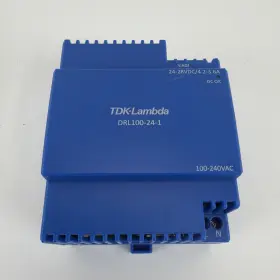 Drl100-24-1 Tdk-lambda Din Rail Power Supply 100-240vac To Dc 24-28 Vdc 100 Watt