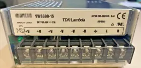 Sws300-15 Tdk-lambda Power Supply Input 100-240vac 4.4a Output 15v 21a 50/60 Hz