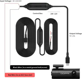Technology 313034483474 Hardwire Kit Compatible With Mini Pro Can Step Down The Voltage From Car B #3