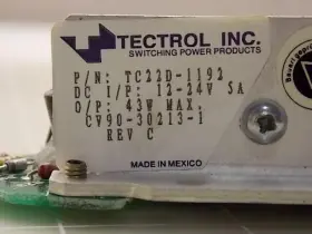 1192m74522673-b Tectrol Tc22d-1192 Cv90-30213-1 Switching Power Supply 12-24v 5a #2
