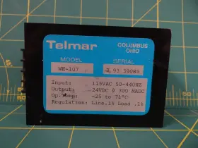 We-107 Telmar Ac Power Supply 115vac 50-440hz 24vdc 300 Madc