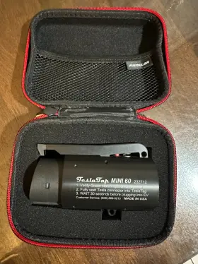 J-1772 Teslatap 758614088616 Mini - Tesla To Adapter 60-amp Made In Usa- With Custom Carrying Case