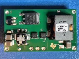 Ptn78020wah Texas Instruments Adjustable Dc-dc Converter Module On Carrier Pcb