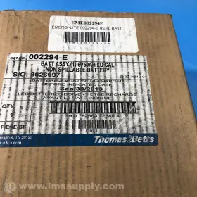 002294-e Thomas & Betts And Battery Assembly Fnob