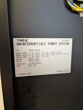 T90s3s22ks6xsn Toshiba G9000 225 Kva Ups System Battery Cabinet #2