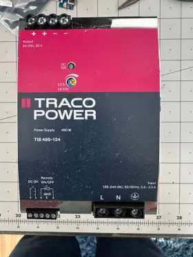 060-112dc Traco Power Tib 480-124 Supply Pulse For Din Rail 480w 24vdc