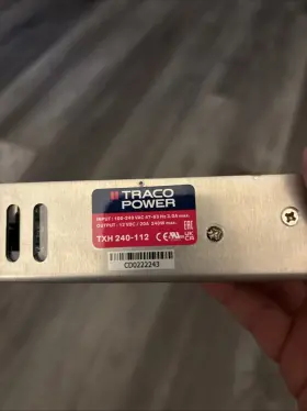 240-112 Traco Power 240w 12vdc 20a With Cover. Embedded Ac-dc Supply Txh