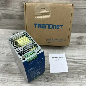 Ti-s24052 Trendnet 240w 52v Dc 4.61a Ac To Din-rail Power Supply Used