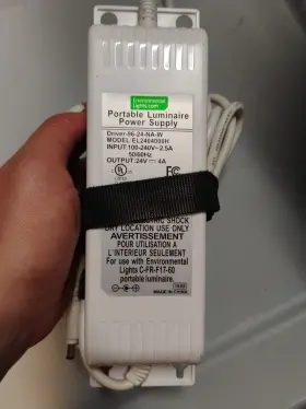 Lyd2404000h Triad Portable Luminaire Power Supply Cord 96 Watt 24 Vdc By Mfg