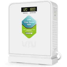 Lx-1800 Umi 1800 Watt Voltage Converter Transformer - Heavy Duty Step Down Ac 120v To