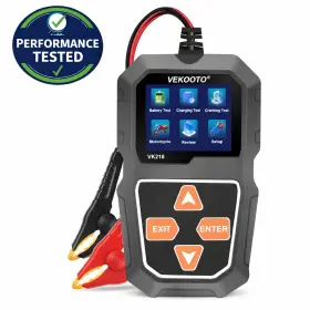 Vekooto 445050820889 6v/12v Car Battery Tester Analyzer 100 2000 Cca Digital Automotive Tool