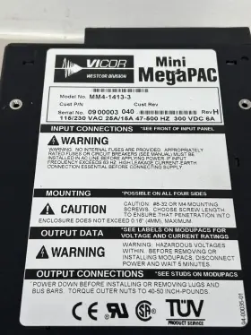 Mm4-14501 Vicor Mini Megapac Power Supply 115/230 Vac 25/15a #2