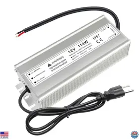 Lnps-fsdy-12v9a-1p Visit The Bingotec Store 9.2a 110w 12v Led Power Supply Waterproof Ip67 Ac To Dc Converter Adapter 110v