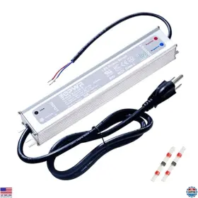 V-24-60-p Visit The Eopwr Store 60w Waterproof Led Driver Power Supply - Ip67 Ac120-277v To 24v Dc Us Plug