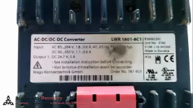 1601-6c1 Wago Lwr Power Supply Unit Input Voltage 85-264vac #238260 #2