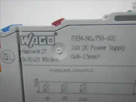 750-602 Wago 750-343 750343 750602 Profibus-dp With 24vdc Pwr Supply Used&tested #2
