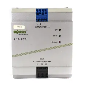 787-732 Wago Epsitron Eco Power Supply 1ph Output 24vdc 10a 240w Input 100-240v