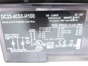 Dc20-40s0-h100 Watlow 232986 Used Scr Power Switching Device 40a 400vac #2