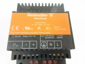 8754970000 Weidm Ller Weidmuller Ac/dc Din Rail Power Supply 1 Output 48 W 12 Vdc 4 A #2