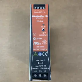 8951330000 Weidmuller Pro-m Power Supply 24vdc 3a Output 70w Din Rail Mount D6d