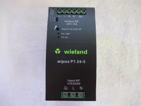 81.000.6130.0 Wieland Switching Power Supply Wipos P1 24-5