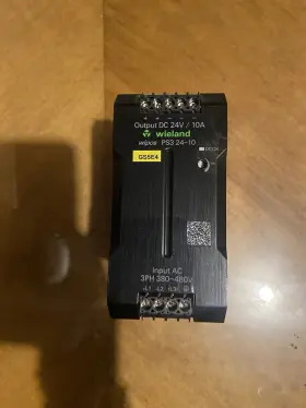 81.000.6570.0 Wieland 81.000.6180.0 Wipos Ps3 24-10 24vdc Switch Power Supply Used