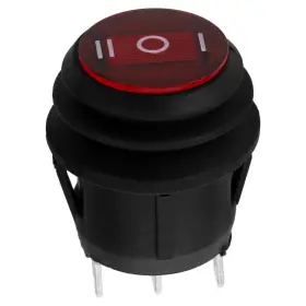 1g5537j177dy6 Winomo 3 Pin Round Rocker Toggle On/off Waterproof 6a/250v Spdt Switch Button